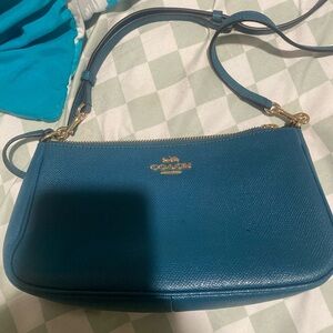 Coach Blue Leather Women's Bag